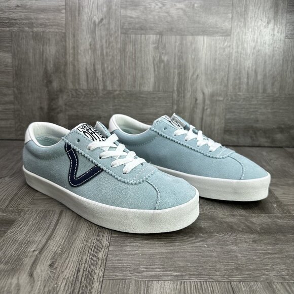 Vans Sports Low Women's size 6 Light Blue Suede Shoes - Picture 5 of 8